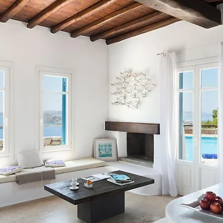 Villa Excellent Mykonos Villa Elpida 3 Bedrooms Stunning Sea Views Psarrou