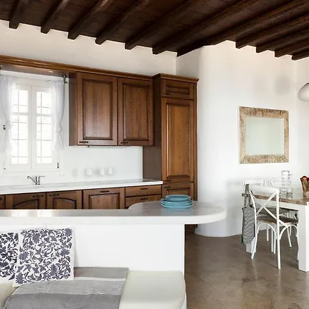 Excellent Mykonos Villa Elpida 3 Bedrooms Stunning Sea Views Psarrou * Mykonos Town