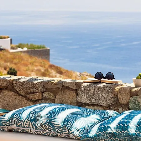 Excellent Mykonos Villa Elpida 3 Bedrooms Stunning Sea Views Psarrou Villa *