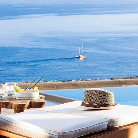 Excellent Mykonos Villa Elpida 3 Bedrooms Stunning Sea Views Psarrou Mykonos Town
