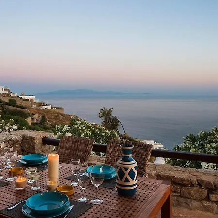 Excellent Mykonos Villa Elpida 3 Bedrooms Stunning Sea Views Psarrou Villa *