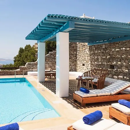 Excellent Mykonos Villa Elpida 3 Bedrooms Stunning Sea Views Psarrou *