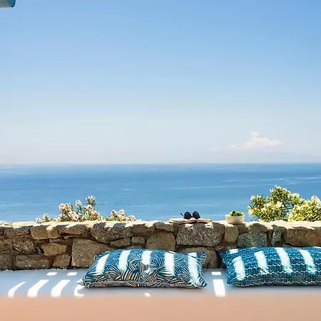 Excellent Mykonos Villa Elpida 3 Bedrooms Stunning Sea Views Psarrou *
